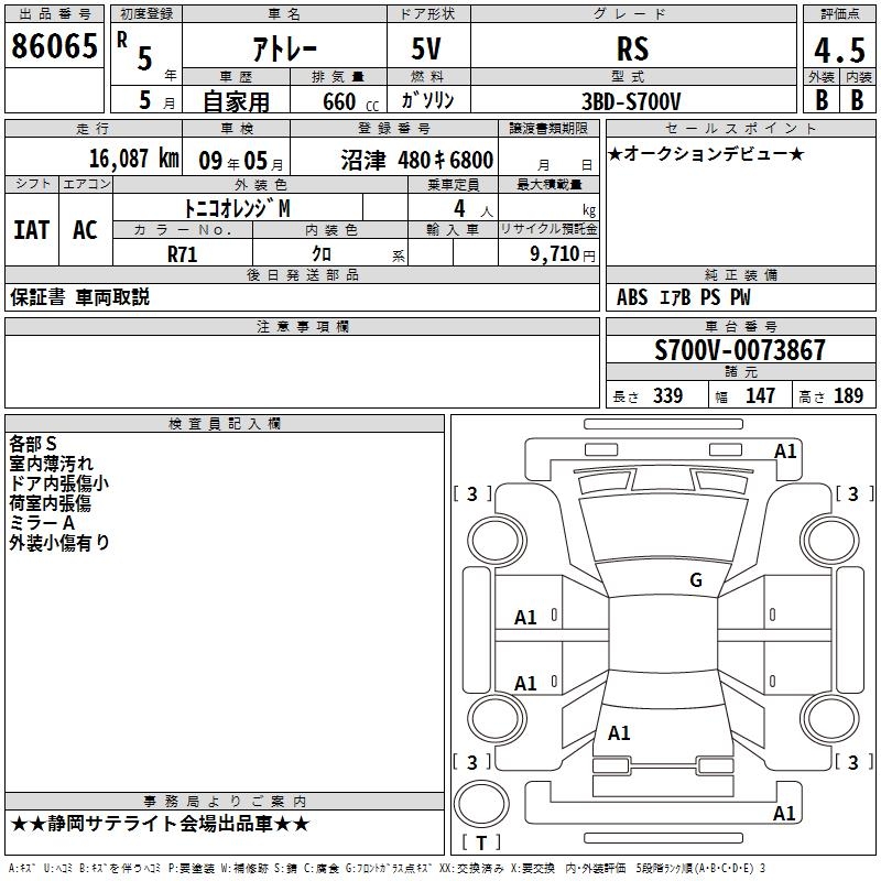 DAIHATSU ATRAI