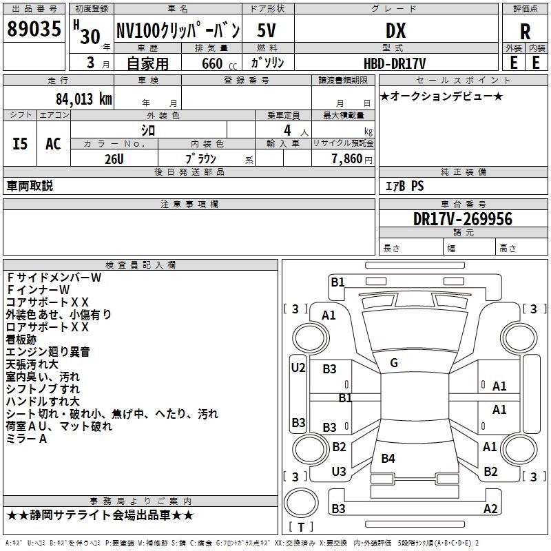 NISSAN NV100 CLIPPER