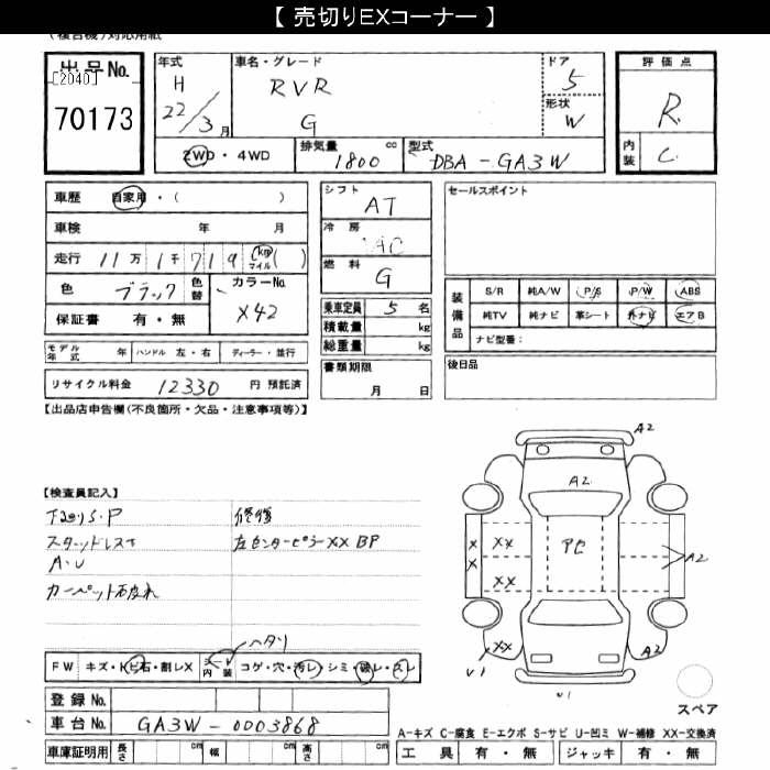 MITSUBISHI RVR