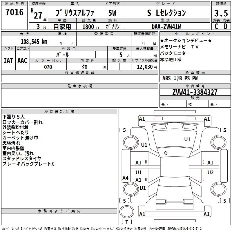 TOYOTA PRIUS ALPHA