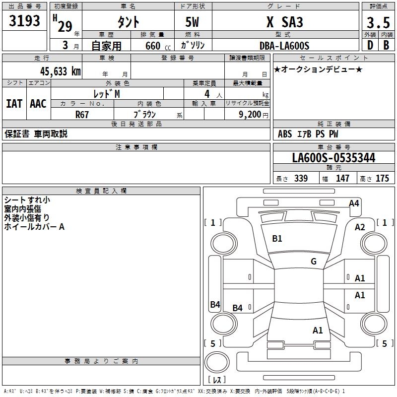 DAIHATSU TANTO