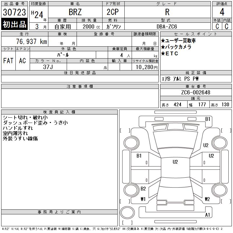 SUBARU BRZ