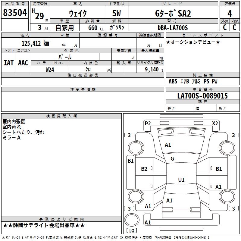 DAIHATSU WAKE