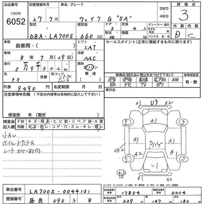 DAIHATSU WAKE