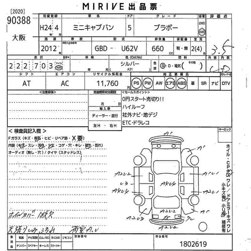 MITSUBISHI MINICAB