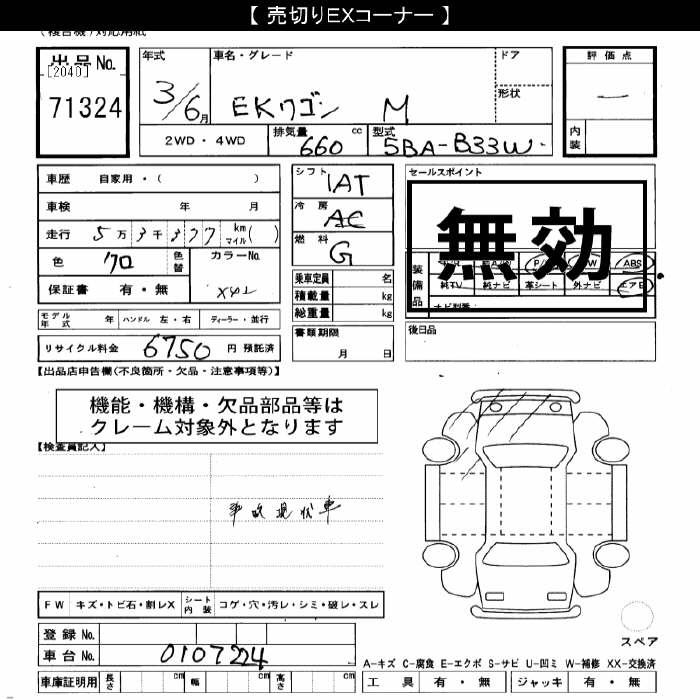 MITSUBISHI EK WAGON