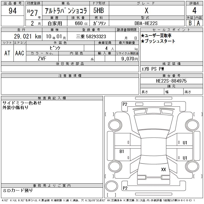 SUZUKI ALTO LAPIN