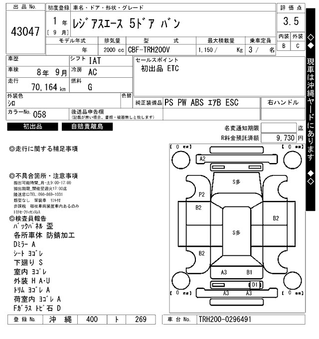 TOYOTA REGIUS ACE