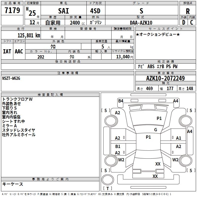 TOYOTA SAI