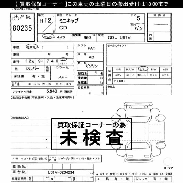 MITSUBISHI MINICAB