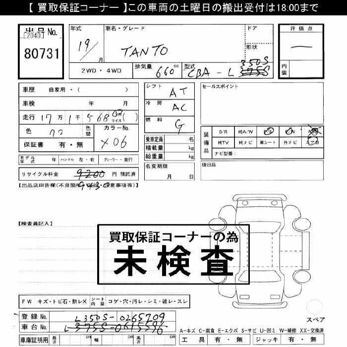 DAIHATSU TANTO