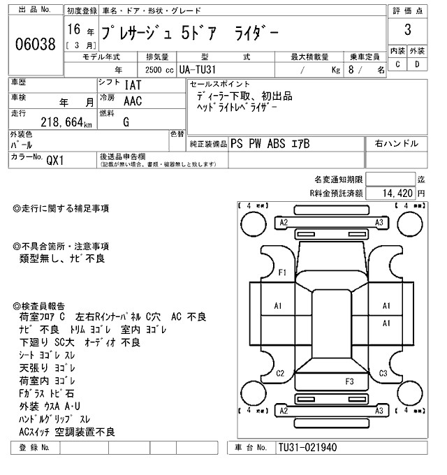 NISSAN PRESAGE