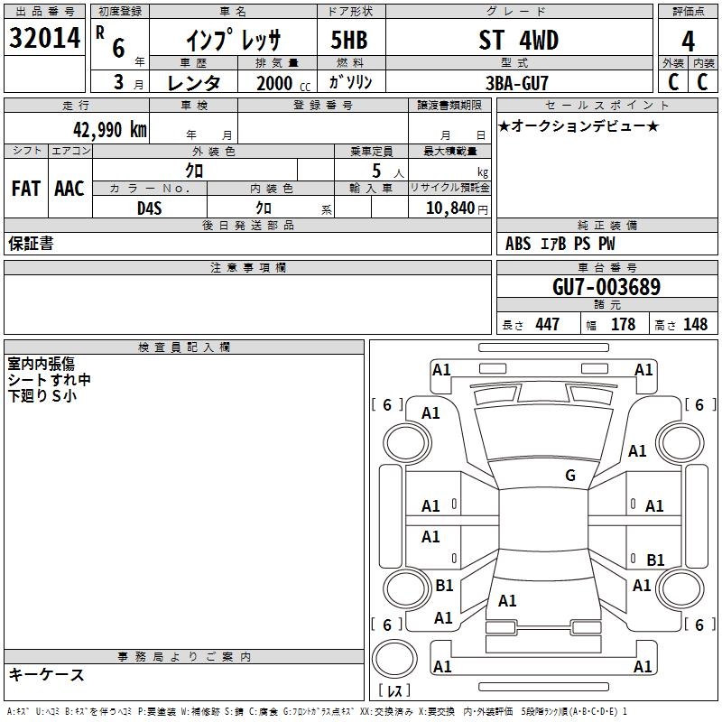 SUBARU IMPREZA