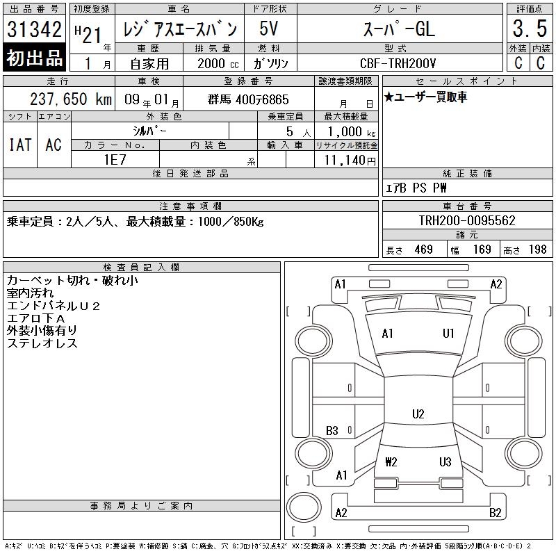 TOYOTA REGIUS ACE