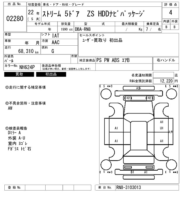 HONDA STREAM