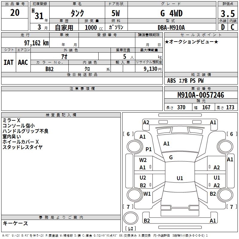 TOYOTA TANK