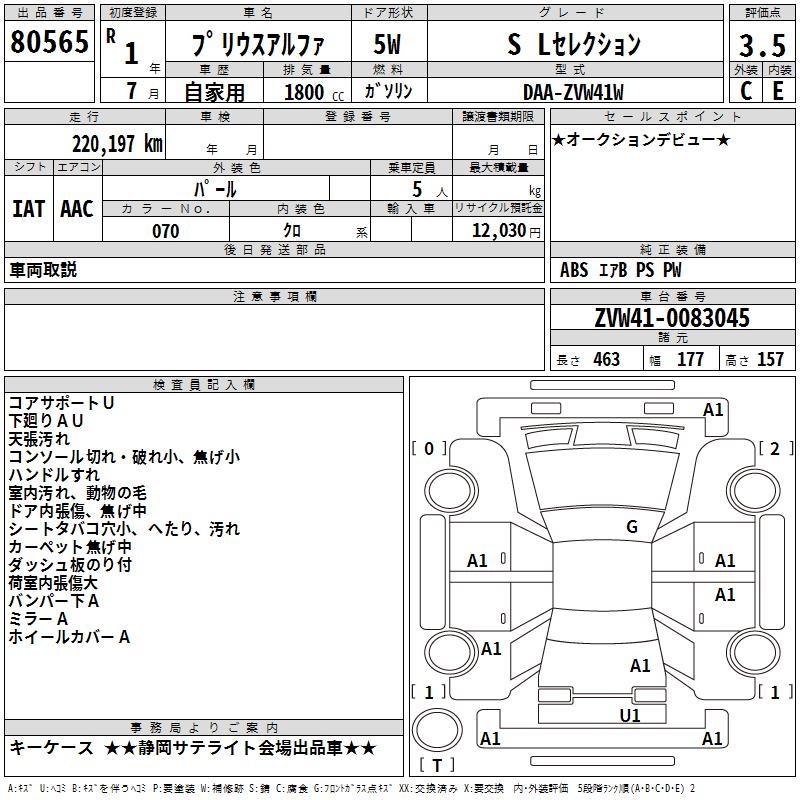 TOYOTA PRIUS ALPHA