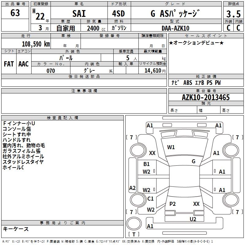 TOYOTA SAI