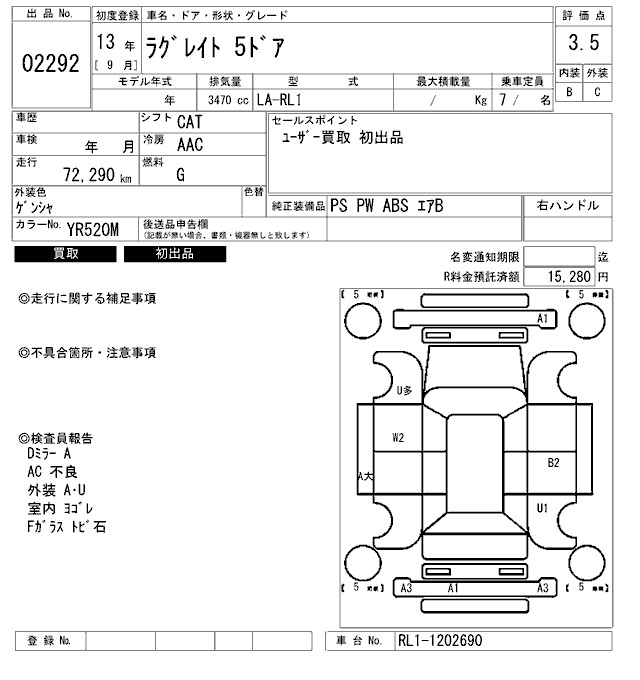 HONDA LAGREAT