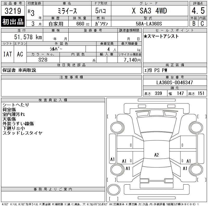 DAIHATSU MIRA E:S