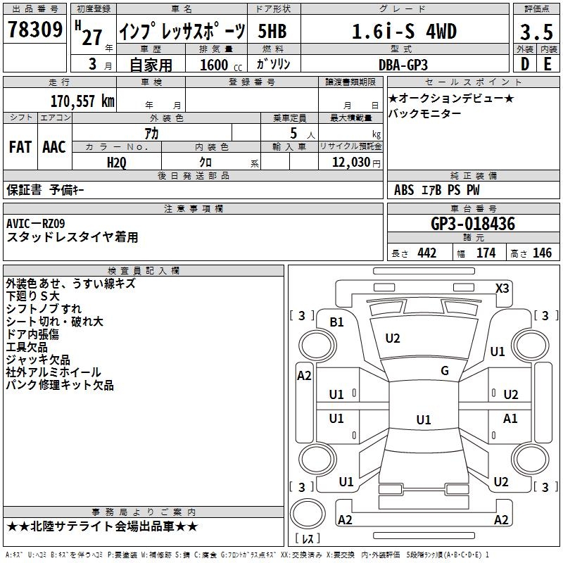 SUBARU IMPREZA