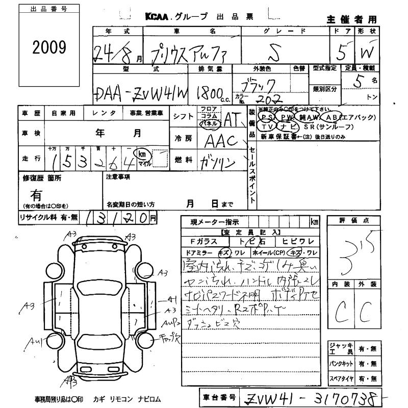 TOYOTA PRIUS ALPHA