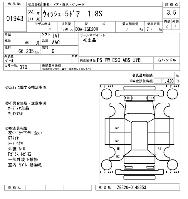 TOYOTA WISH