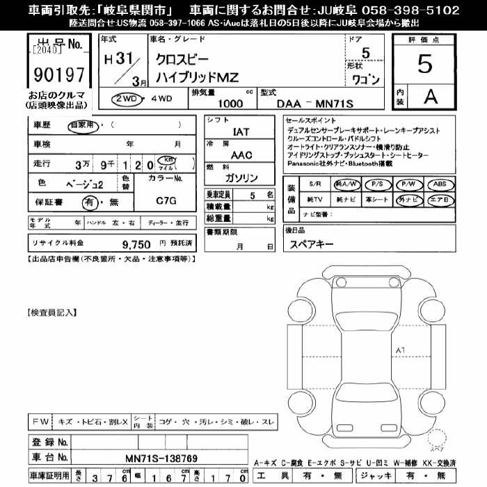 SUZUKI XBEE