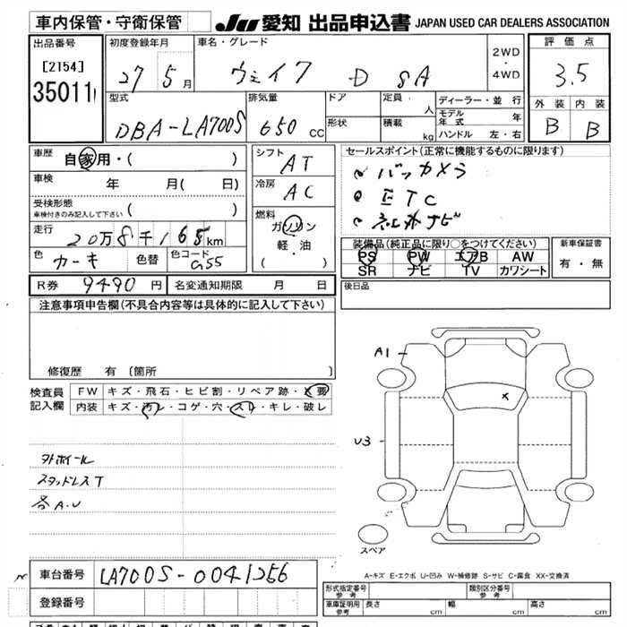 DAIHATSU WAKE