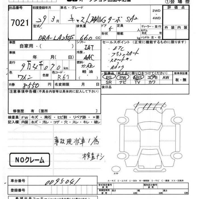 DAIHATSU CAST
