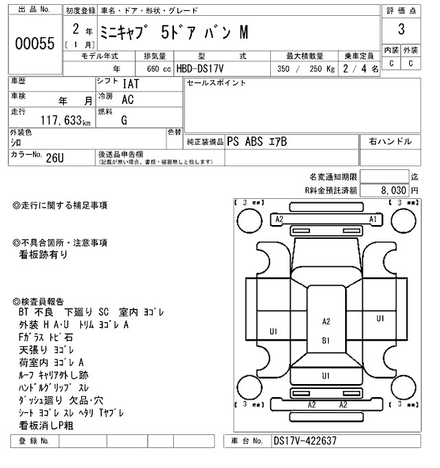 MITSUBISHI MINICAB