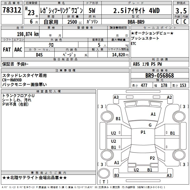 SUBARU LEGACY