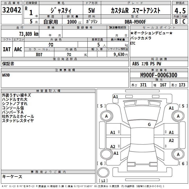 SUBARU JUSTY