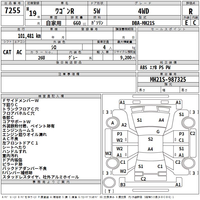 SUZUKI WAGON R