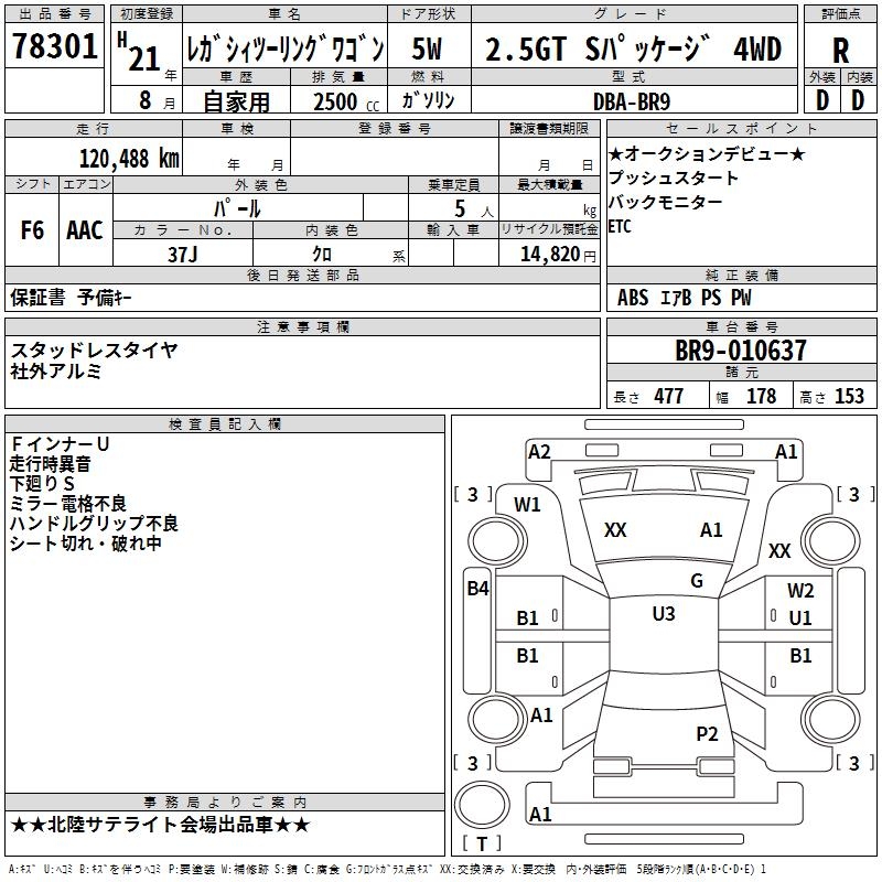 SUBARU LEGACY