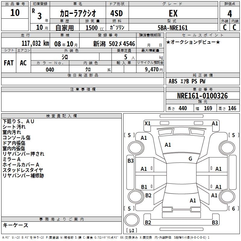 TOYOTA COROLLA AXIO