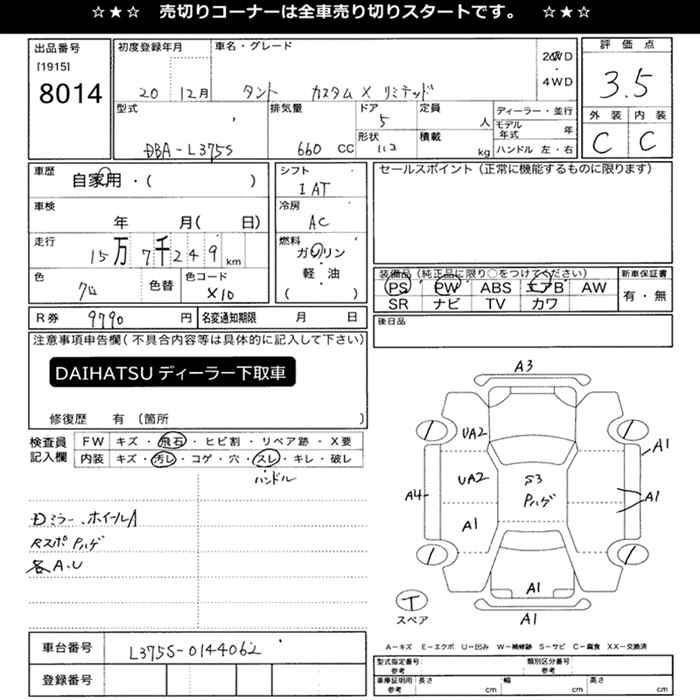 DAIHATSU TANTO