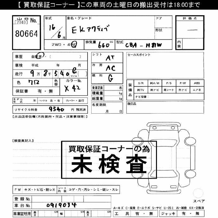 MITSUBISHI EK ACTIVE