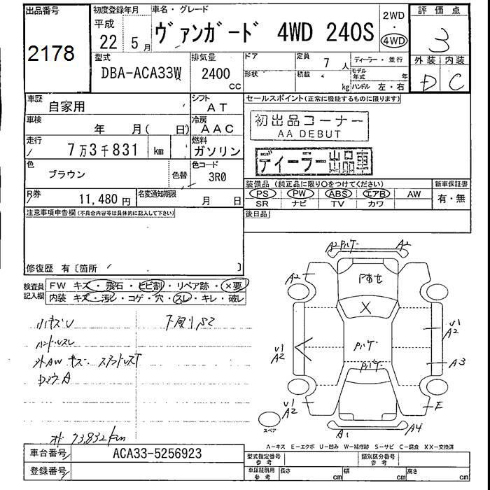 TOYOTA VANGUARD
