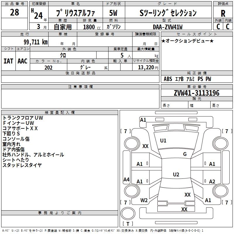 TOYOTA PRIUS ALPHA