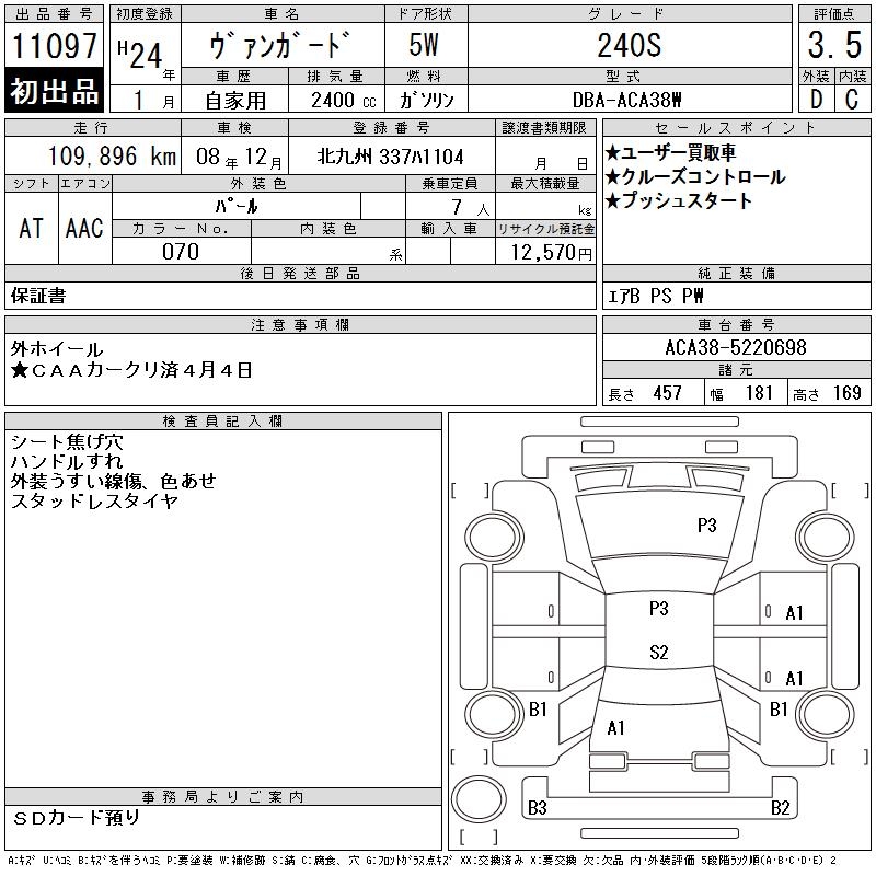 TOYOTA VANGUARD
