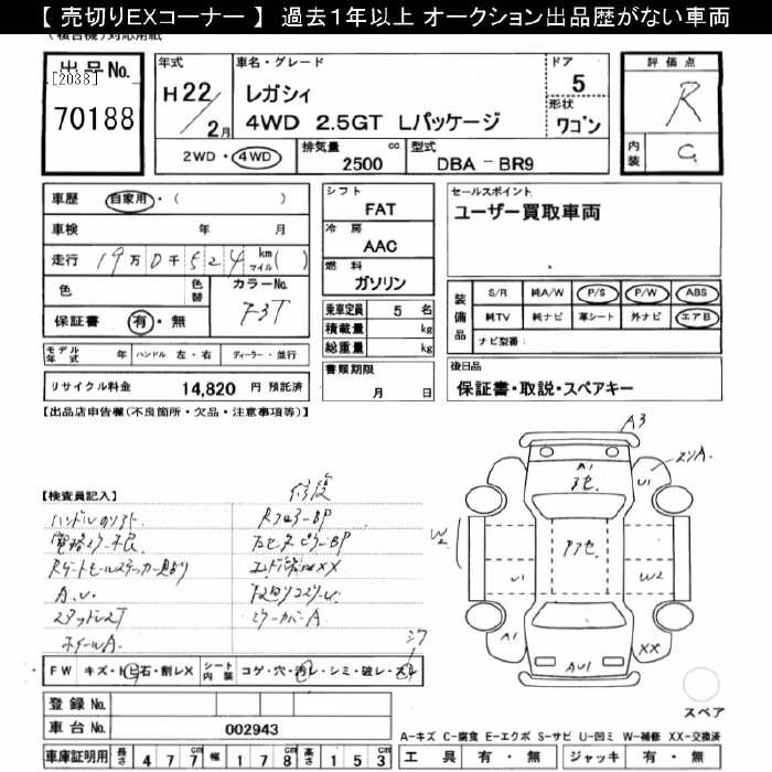 SUBARU LEGACY