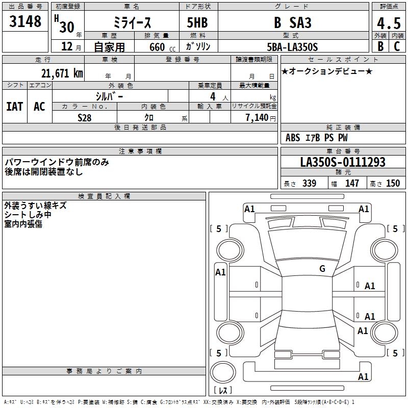 DAIHATSU MIRA E:S