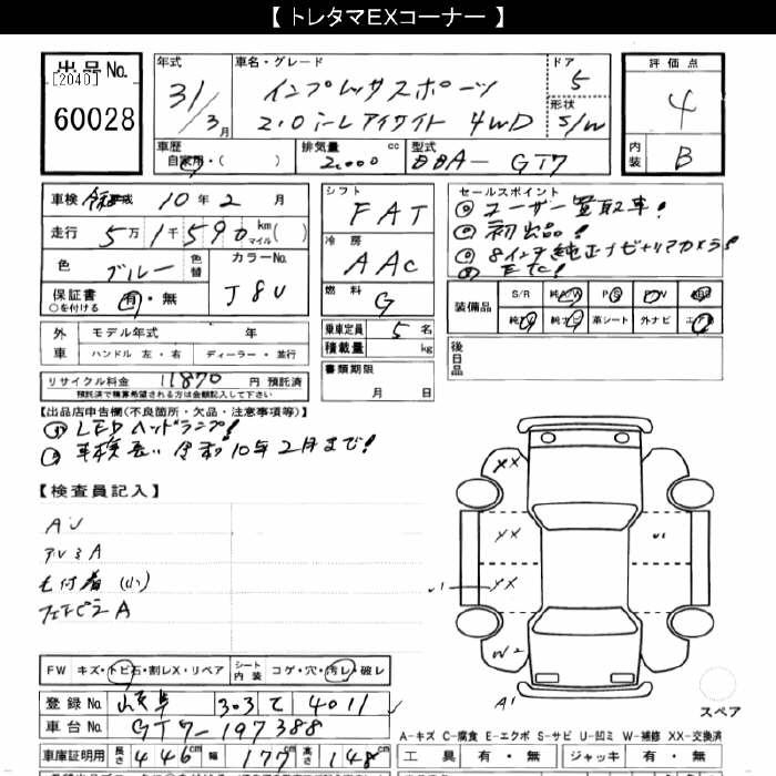 SUBARU XV