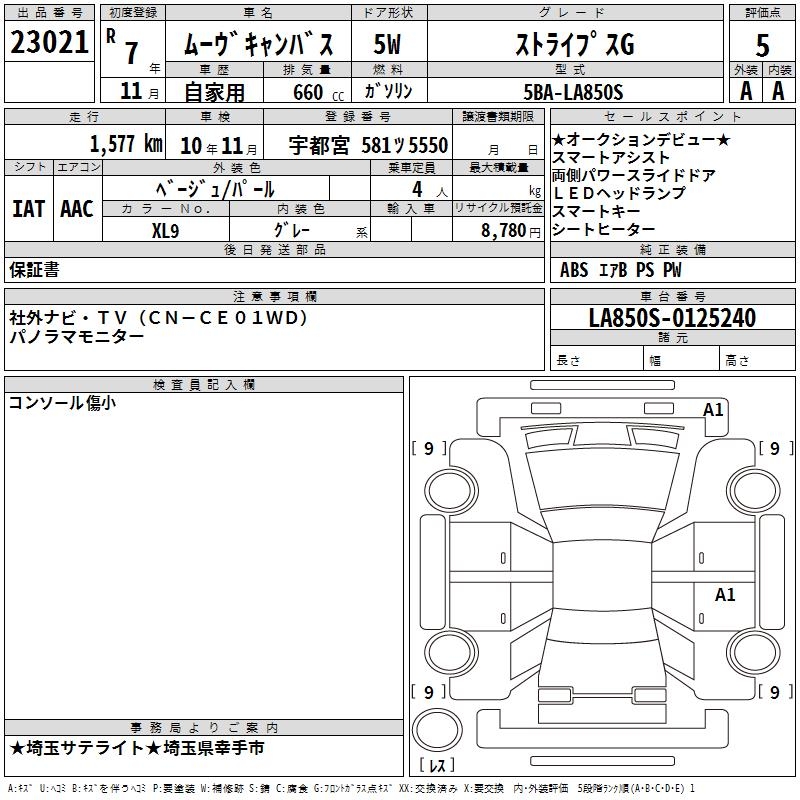 DAIHATSU MOVE CANBUS