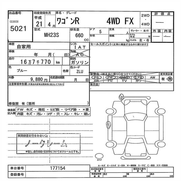 SUZUKI WAGON R