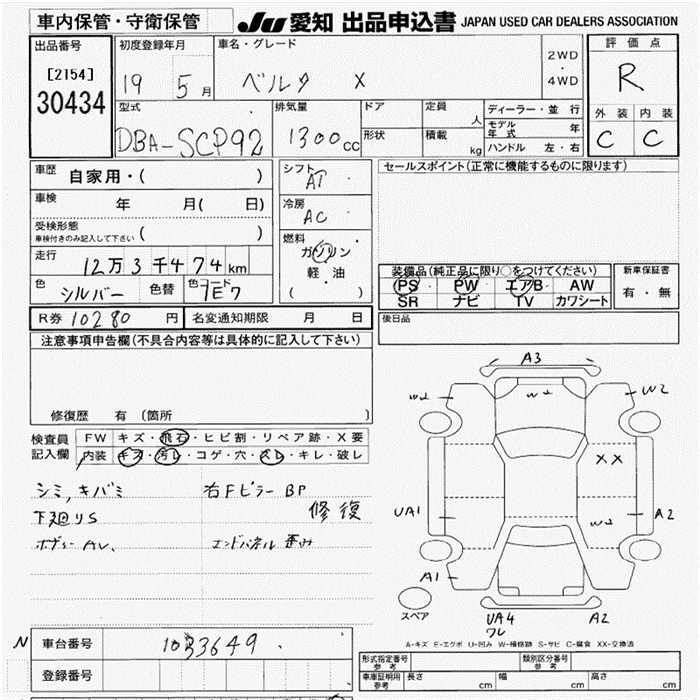 TOYOTA BELTA