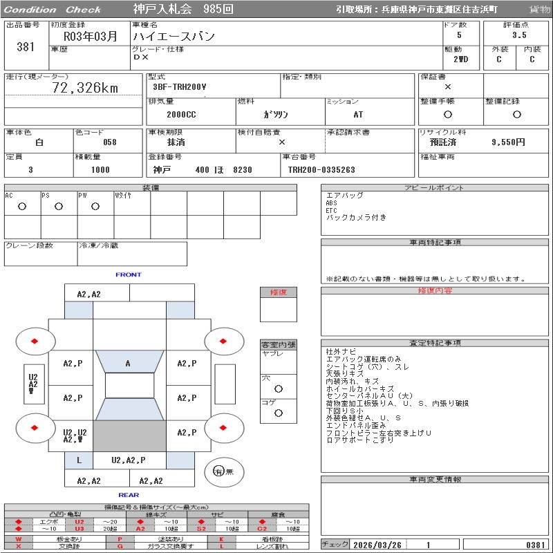TOYOTA REGIUS ACE