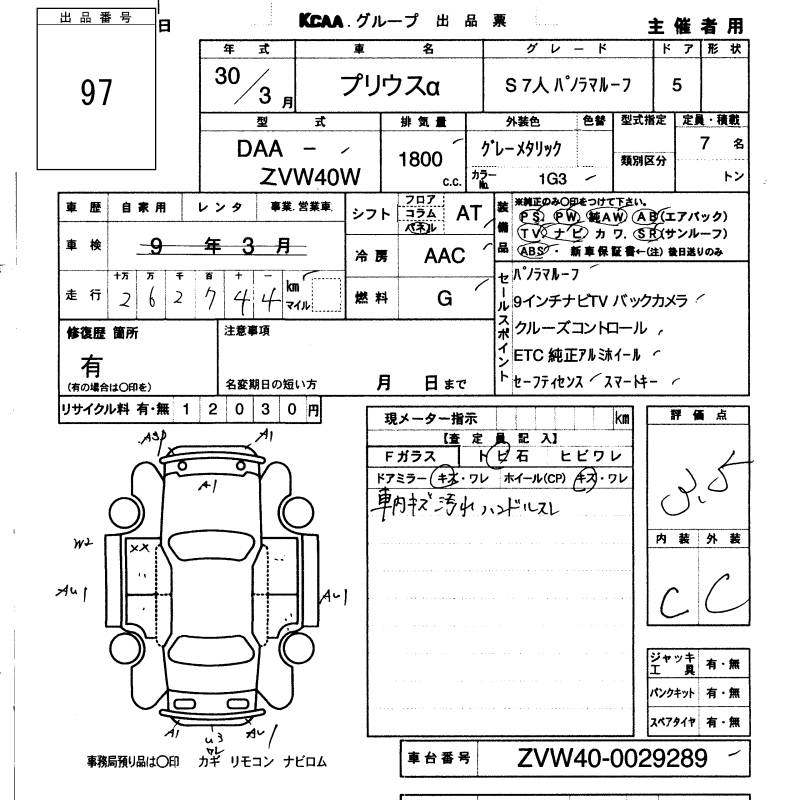 TOYOTA PRIUS ALPHA