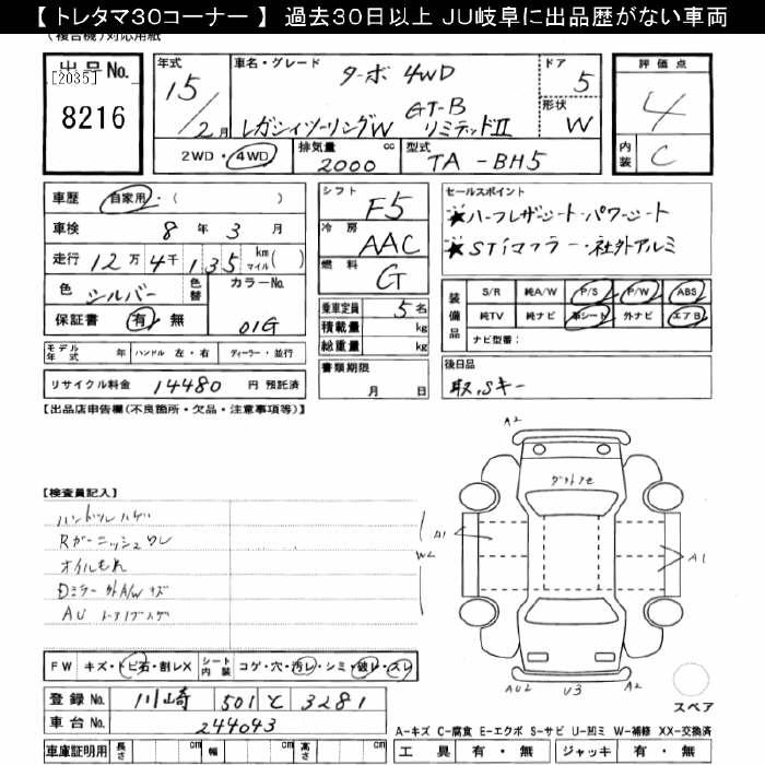 SUBARU LEGACY